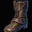 Cursed Monk's Leather Shoes of Might