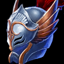 Cursed Paladin's Plate Helm of Might