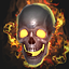 Burning Skullmask
