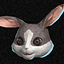 Giant Rabbit Head