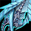 Sharp Moonlight Crystal Two-Handed Sword