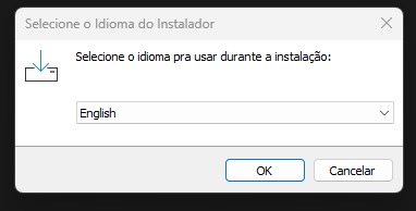 Elige el idioma que utilizará el instalador.