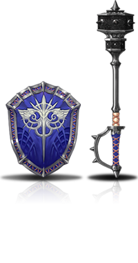 One‑Handed Hammer & Shield