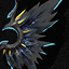 Sapphire Angel Wings Black